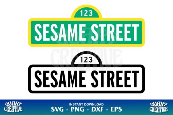 Sesame Street Logo SVG - Gravectory