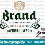 Beer Bierviltje Brand Nederlandsch oudste – vierkant Bier