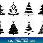 Christmas Tree SVG PNG DXF EPS