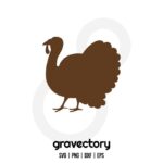 Turkey Silhouette SVG Free