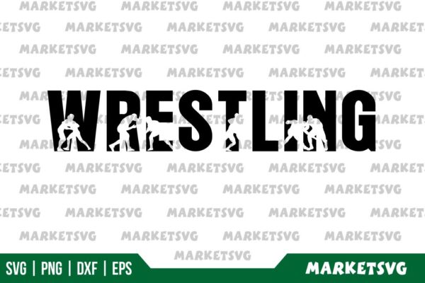 Wrestling Logo Svg - Gravectory