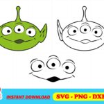 alien toy story svg