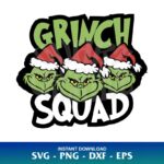 grinch squad svg