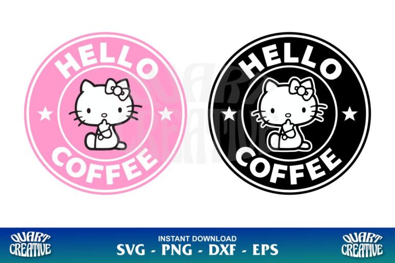 Hello Kitty Starbucks SVG - Gravectory