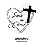 Jesus In Christ SVG