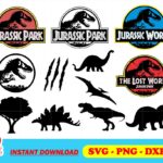 jurassic park svg bundle