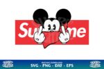 Supreme MIckey SVG - Gravectory