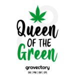 queen of the green svg