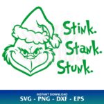 Stink Stank Stunk Grinch SVG