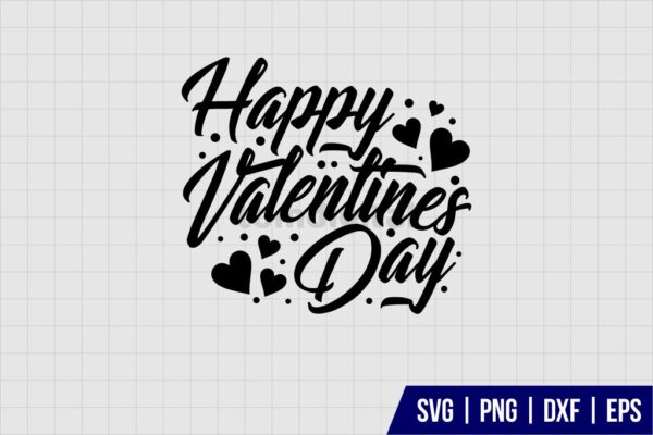 Happy Valentines Day SVG - Gravectory