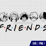 My Hero Academia Friends SVG