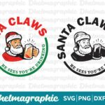 Santa Claws He sees you're Drinking, Christmas
