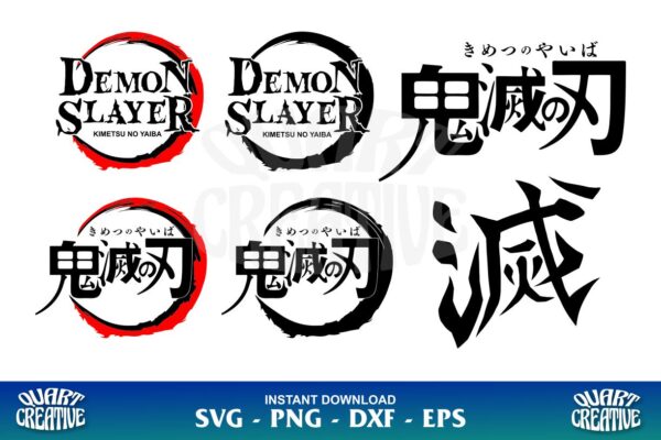 Demon Slayer Logo SVG - Gravectory