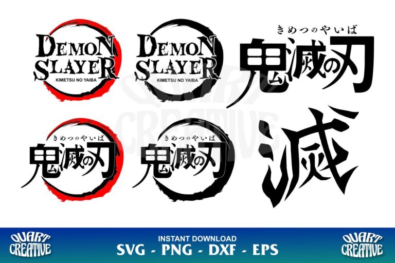 Demon Slayer Logo SVG Gravectory