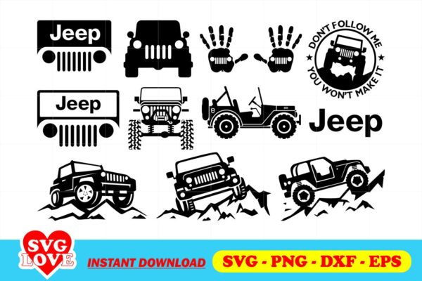 Jeep SVG Bundle - Gravectory