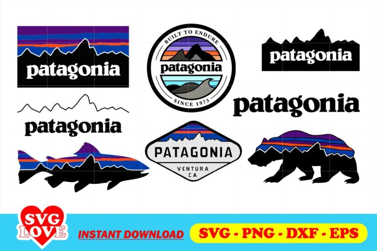 Patagonia Logo SVG Bundle - Gravectory