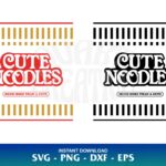 CUTE NOODLES SVG