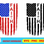 FAITH AMERICAN FLAG SVG