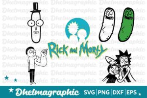 Rick and Morty SVG