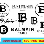 balmain logo svg bundle