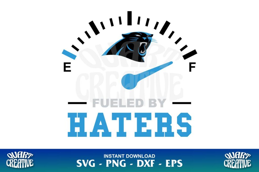 carolina panthers fueled by haters svg
