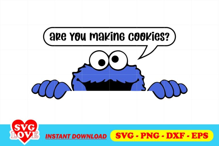 Cookie Monster SVG Cricut - Gravectory