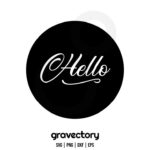 Hello SVG Cut File