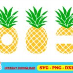 Monogram Pineapple SVG