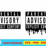 parental advisory svg