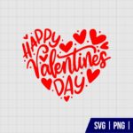 Happy Valentines Day Heart SVG