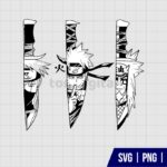 Naruto Knife SVG