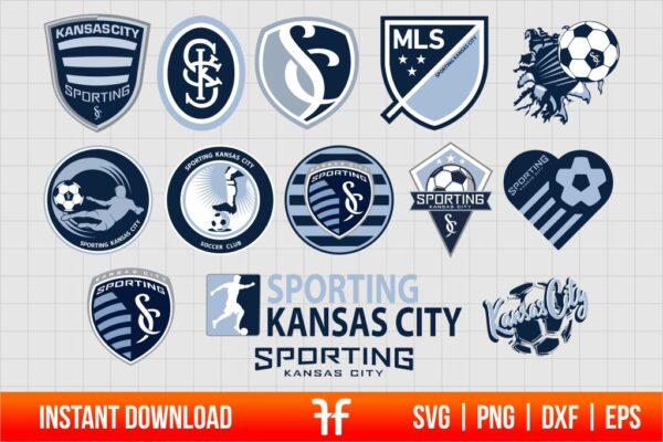 Sporting Kansas City SVG Bundle - Gravectory