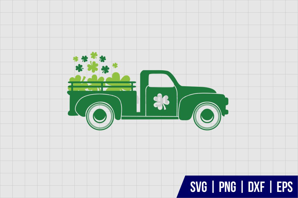 St Patricks Truck SVG