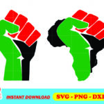 fist africa svg