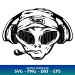 alien smoking pipe svg