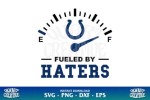 indianapolis colts fueled by haters svg
