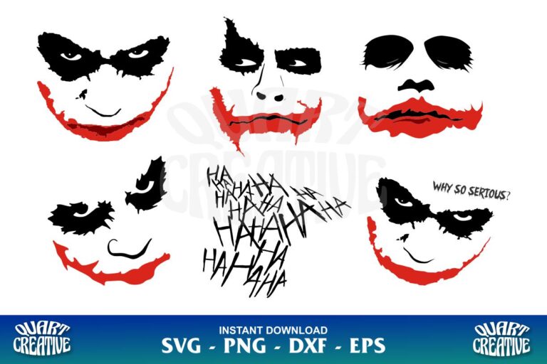 Joker Face SVG - Gravectory