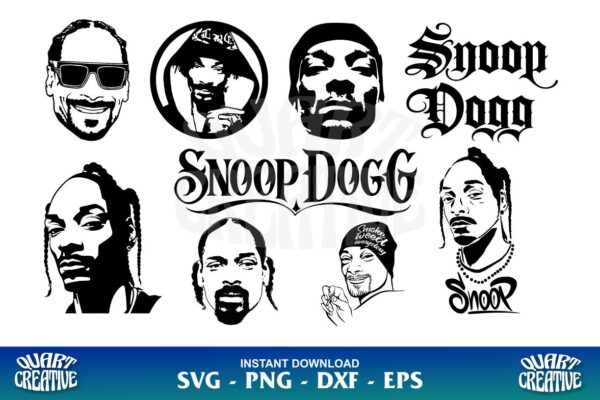 Snoop Dogg SVG - Gravectory