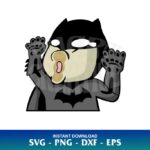 Batman Funny Sticker svg