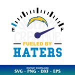 Los Angeles Chargers Fueled By Haters SVG
