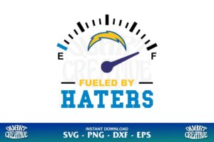 Los Angeles Chargers Fueled By Haters SVG