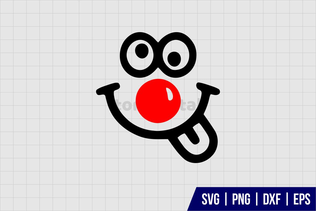 Red Nose Day SVG
