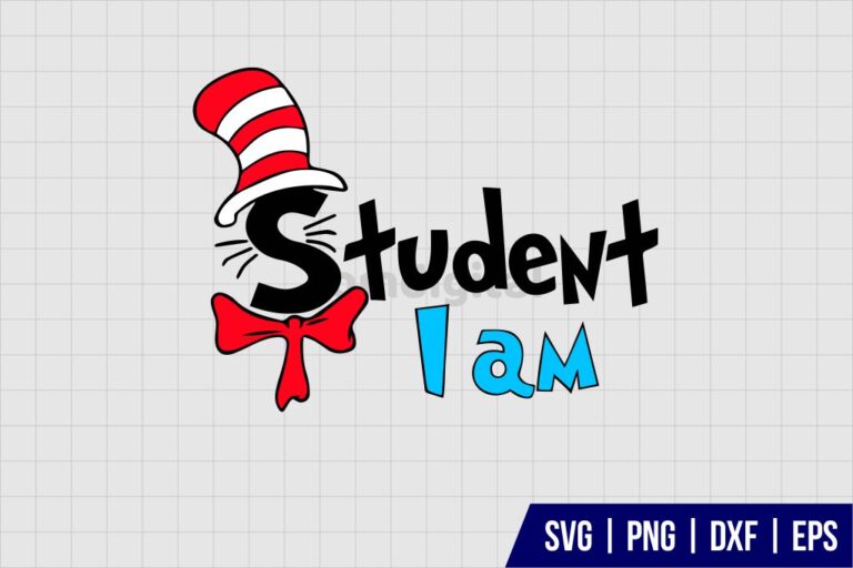 Student I Am SVG - Gravectory