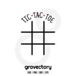 Tic Tac Toe Board SVG
