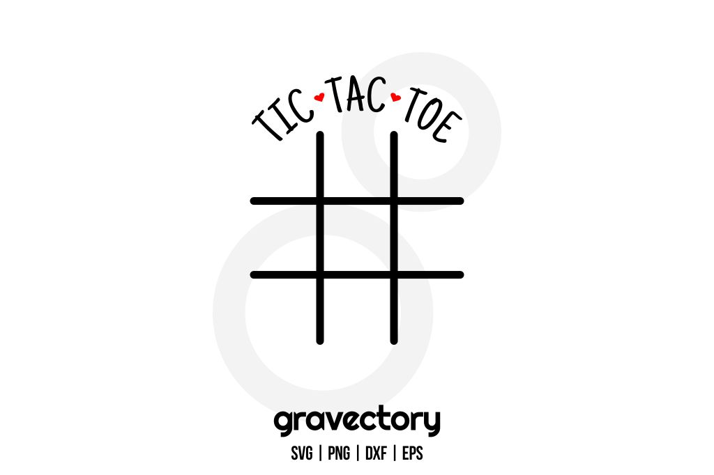 Tic Tac Toe Board SVG