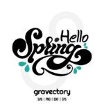 hello spring svg free
