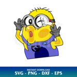 minions funny sticker svg