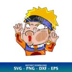 Naruto Funny Sticker SVG