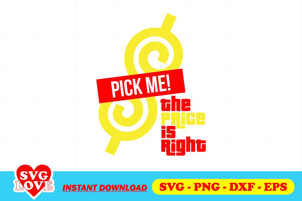 Pick Me The Price Is Right SVG Gravectory