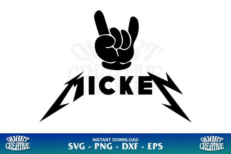 Rock And Roll Mickey SVG - Gravectory